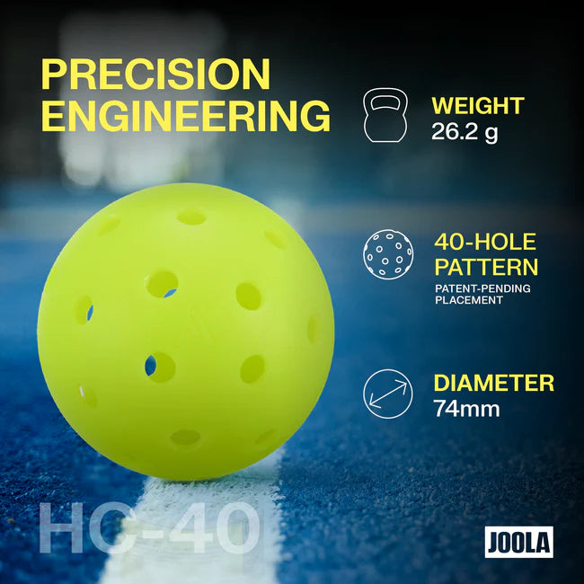 JOOLA HC-40 Pickleballs- Pack 3