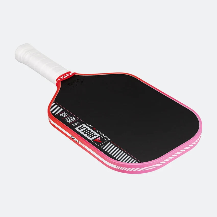 Perseus Pro IV 16mm Pickleball Paddle - Tropical RedPink